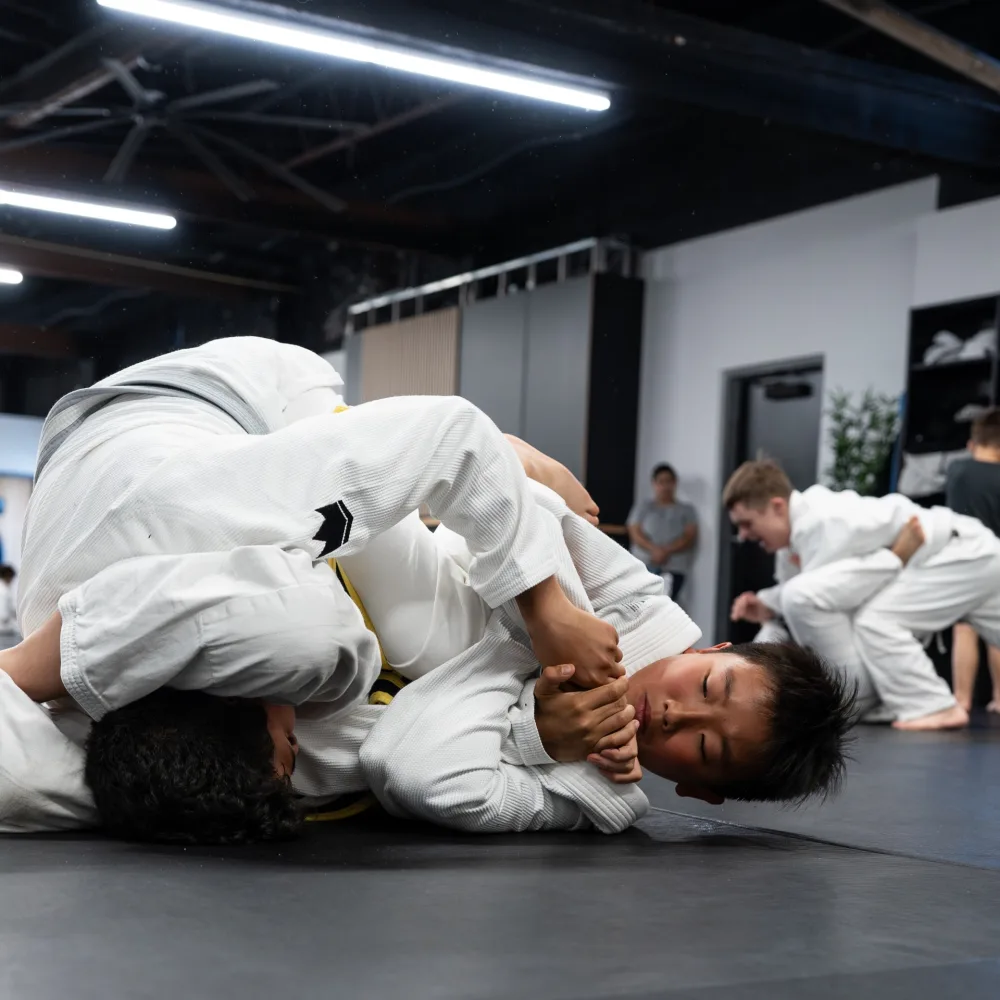Kids jiu jitsu training at Logic Philadelphia