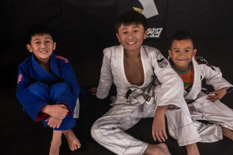 Kids jiu jitsu training at Logic Philadelphia