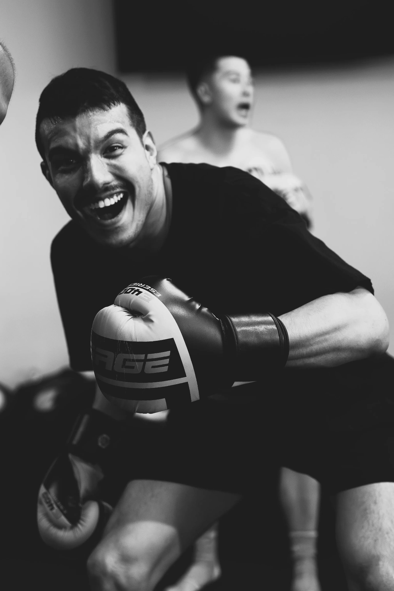 Students after a Muay Thai class